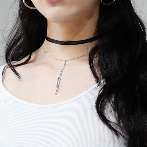 메탈레이스 - necklace